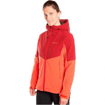 Chaqueta Trangoworld Senjo para mujer en color rojo