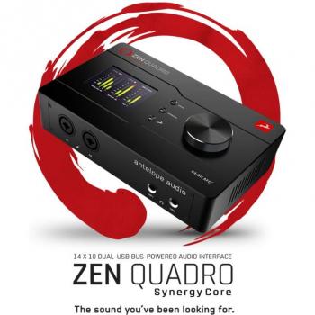 Antelope Audio Zen Quadro Synergy Core Portable 14x10 Dual USB-C Audio Interface