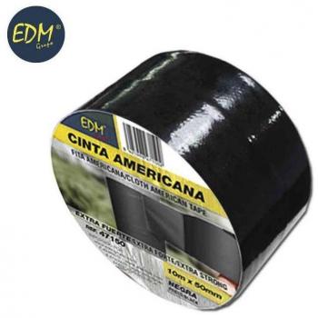 Cinta Multiuso Americana Negra 10m x 50mm