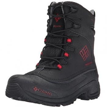 Columbia YOUTH BUGABOOT PLUS III OMNI-HEAT - botas de senderismo de piel Niños^Niñas, color negro, talla 39