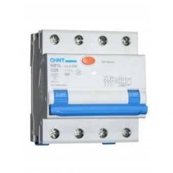 Interruptor NB310L Clase AC 3P+N 16A 30mA 6kA Curva -C
