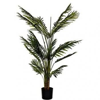 Planta Decorativa Tropical Palmera DKD Home Decor 89x89x135 cm Cemento Polietileno Verde Polipropileno