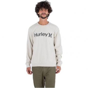 Sudadera sin Capucha Hombre Hurley One&Only Solid Blanco Cálido