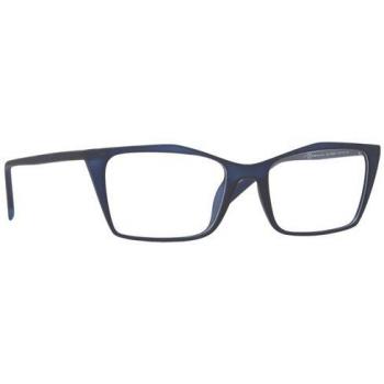 Italia Independent II 5615 021.000 Women’s Eyeglasses Blue Size 52 - Frame Only, Blue Light Block Available
