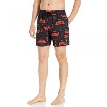 Volcom Boardshort True Trunks 17 - Hombre Surf Boardshorts - Black