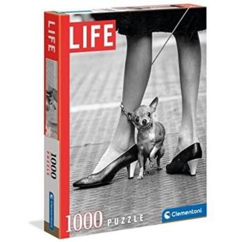 Clementoni- Rompecabezas Life Magazine de 1000 Piezas, en Blanco y Negro, Vintage, Fabricado en Italia, para Adultos, Multicolor