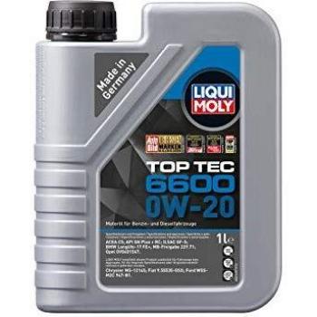 Aceite de motor Liqui Moly Top Tec 6600 0W-20 1L