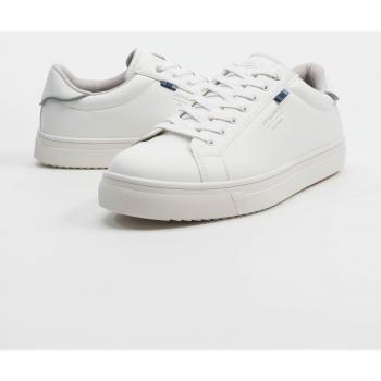 Zapatillas Hombre Jack & Jones Bale Blancas con Estampado de Logo - Talla 41
