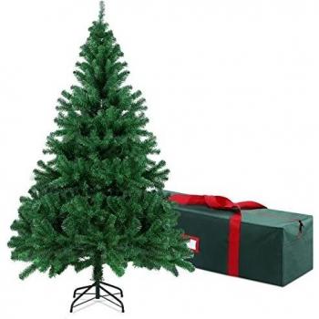 Árbol de Navidad Artificial OUSFOT 180 cm - 815 Ramas - Plegable con Soporte de Metal Reutilizable y Bolsa de Almacenamiento - Decoración Interior