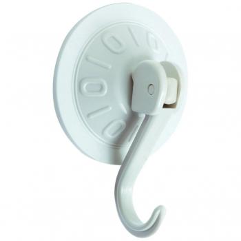 BRINOX Colgador articulado con Ventosa, Blanco, Ø 78mm