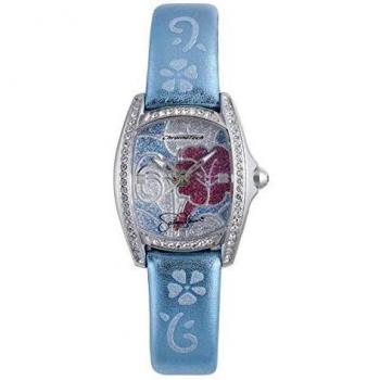 Chronotech Womens Analogue Quartz Watch with Leather Strap CT7094SS-12