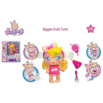 The Bellies - Biggie Kuki Cute, Muñeco Interactivo para Niños y Niñas de 3 a 8 años (Famosa 700017313)