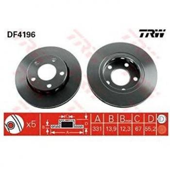 TRW Automotive AfterMarket DF4196 Brake Disc