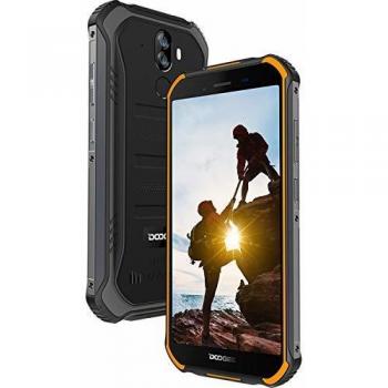 DOOGEE S40 Lite Telefonos Moviles Libres Resistente, Android 9.0 Móvil Antigolpes, IP68 Impermeable Moviles Todoterreno 4650mAh 2GB + 16GB, 3G Dual SIM 5.5 Pulgadas, Cámara 8MP+5MP, GPS - Naranja
