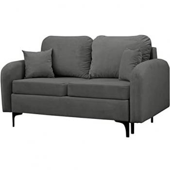 Sofá-cama Clovis A101 con caja de ropa de cama, 96x157x94cm, función de sueño y diseño moderno