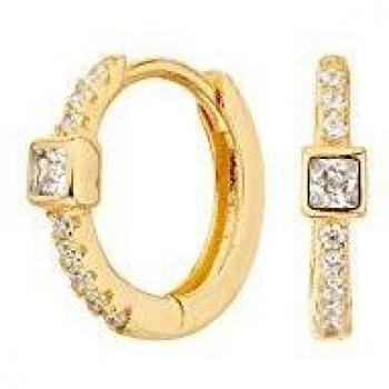 ITEMPORALITY Pendientes Cuadrado Oro SEA-201-005-UU