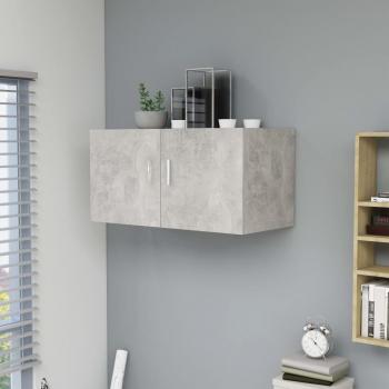 Armario de Pared Bari 2 Puertas Cemento 80x39x40 cm