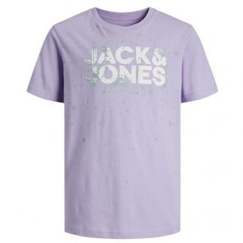 Camiseta Jack & Jones Junior Jcosplash SMU S/S Cuello Redondo - 128 a 164 - para Niños - Lila