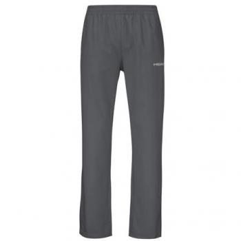 HEAD Club Pantalón De Entrenamiento Hombres - Negro, Plateado, Talla M, Deportivos