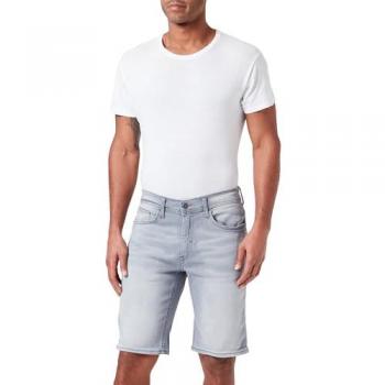 Bermuda de Mezclilla para Hombre BLEND DENIM 13326 - Gris Claro, Talla 42