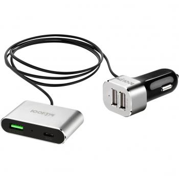Cargador de Coche (4 Puertos con cable)