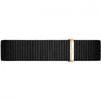 Pulsera Textil Daniel Wellington Classic Cornwall 12mm Rosado Oro