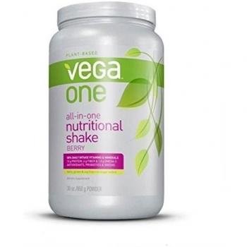 Vega One All-in-One Nutritional Shake, Berry, Large Tub, 30oz by Vega