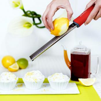 panpany Lemon Zester Tool Stainless Steel Grater acanalador with Sharp Blade, Non-slip Handle, Blades Guard Cover.Multiple Uses on Queso, Chocolate, lime, Ginger And More