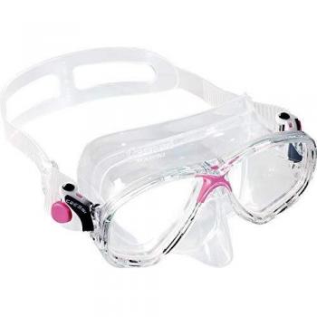 Cressi Marea - Gafas de Snorkeling para Mujer, Color Transparente/Rosa