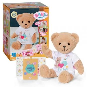 Teddy Cantante BABY born® - Peluche Marrón Unisex con Canciones en Alemán