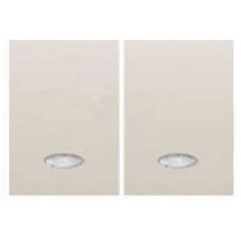 Tecla Doble Pulsador Luminoso Blanco BJC CORAL 21709-L