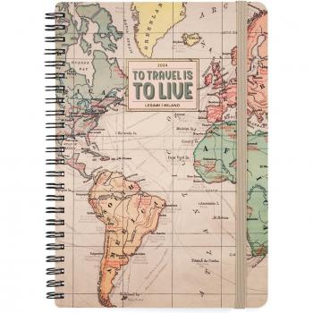 Agenda Legami Large 2024 Travel con vista semanal