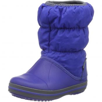 Crocs Winter Puff Boot Kids, Botas de Nieve Unisex Niños, Azul