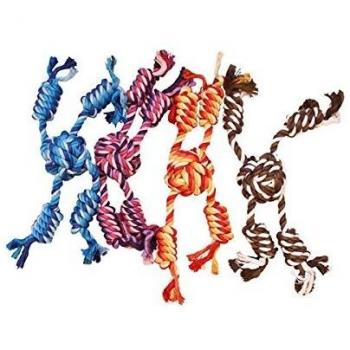 Juguete para Perro Estrella de Cuerda 33 cm - Colores Aleatorios
