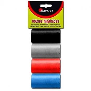 BOLSAS HIGIENICAS CON AROMA TALCO 16 ROLLOS DE 20 BOLSAS