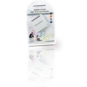 Conceptronic C05-175 lector de memorias compacto Usb 2.0,  color negro