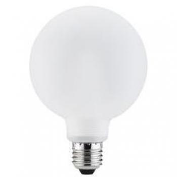 Paulmann iluminación Bombilla de bajo consumo Globe 100 10 W E27 satén, Blanco, 20 x 20 x 30 cm, 88056