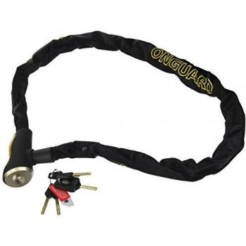 ONGUARD Neon Cable de trabilla, Unisex Adulto, Negro, 150 x 3 x 4 cm