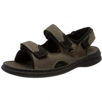 Sandalias de Hombre Josef Seibel Franklyn 10236 - Gris, Abiertas y Cómodas