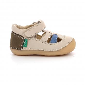 Sandalias Bebé Kickers Sushy Beige