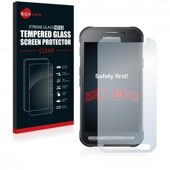 Savvies Protector Cristal Templado Samsung Galaxy Xcover 3 Protector Pantalla Vidrio - Dureza 9H