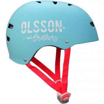 Olsson & Brothers Casco Infantil Azul Turquesa Talla M/L para niños