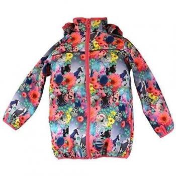 minymo Softshell para niña multicolor con caballos calypso coral 104 cm