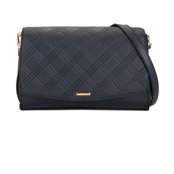 Parfois - Bolso Bandolera Alamo Emboss - Mujeres - Tallas M - Azul Marino