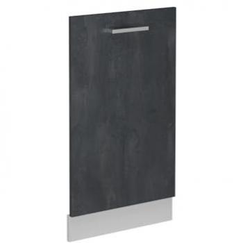 Panel Frontal para Lavavajillas R-Line, Hormigón Negro, 45 cm sin Encimera