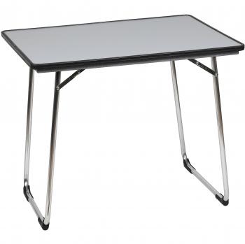 Mesa de Camping Plegable Lafuma Mobilier Fidji para 1-2 Personas, Blanco y Negro