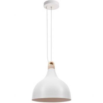 Lámpara Colgante Metal y Madera Luxo