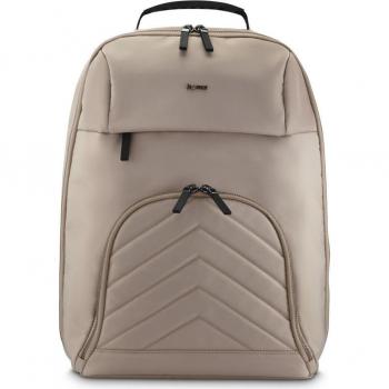 Mochila Hama Premium Ligera para Portátil de 16,2 Beige - Poliéster Reciclado con 4 Compartimentos Extra
