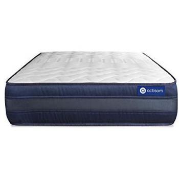 Colchón Actisom 120x190 cm con muelles ensacados y espuma viscoelástica de 5 zonas de confort