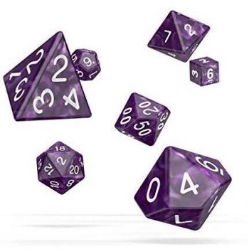Oakie Doakie Dice RPG Dice Dados, Unisex, Morado